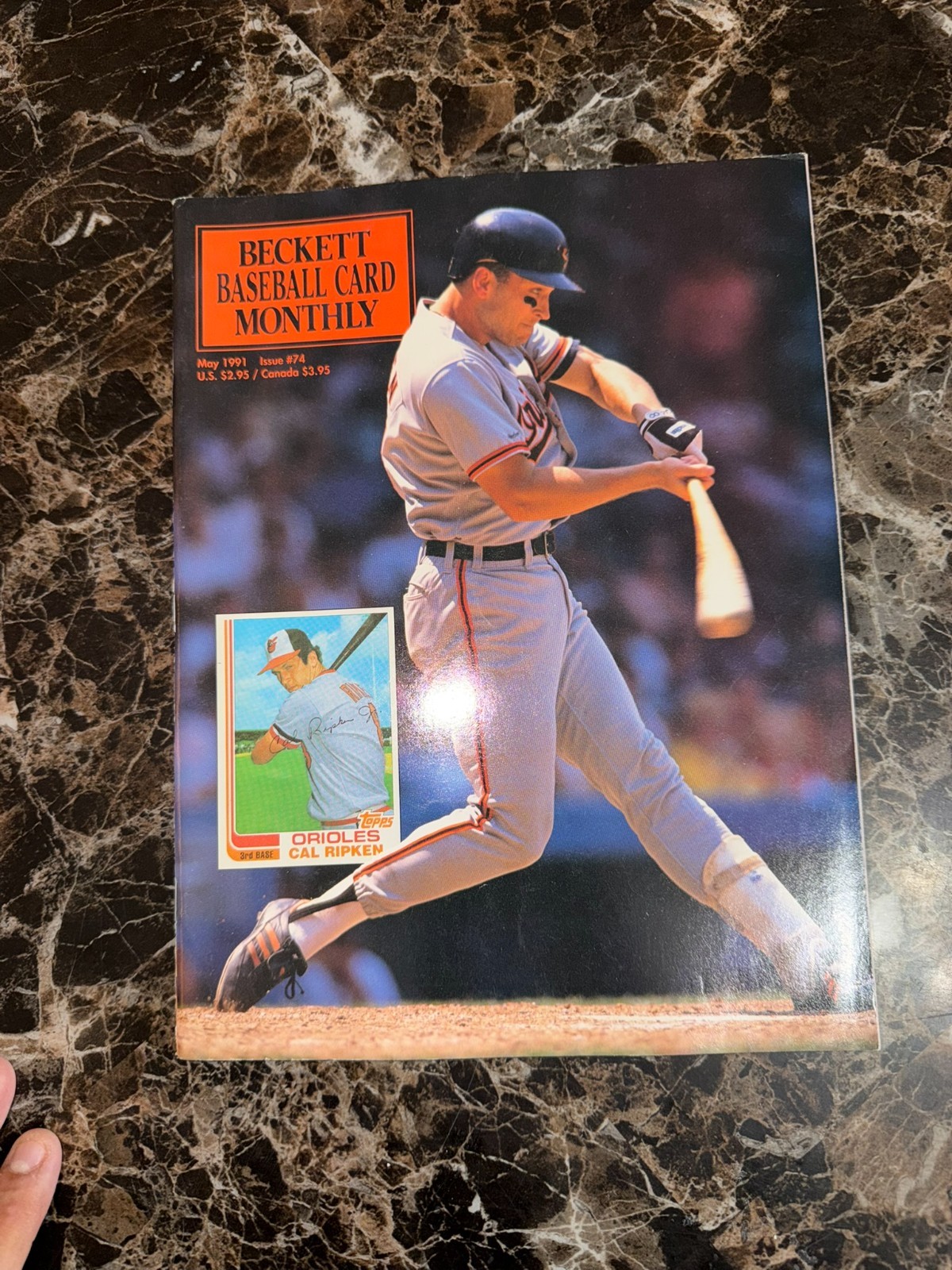 Beckett Baseball Card Monthly Issue 74 May 1991 Cal Ripken Jr Baltimore Orioles