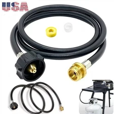 6FT Propane Adapter Hose LP Tank 1lb to 20lb Converter For QCC1 Type1 Gas Grill