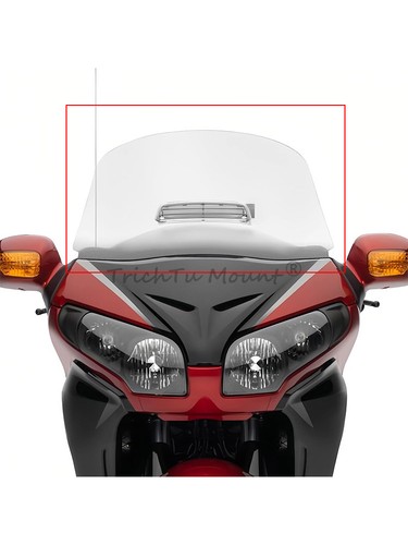 23Zoll Große Windschutzscheibe und Belüftungsöffnung For Honda Gold Wing 2001-17 - Picture 8 of 24