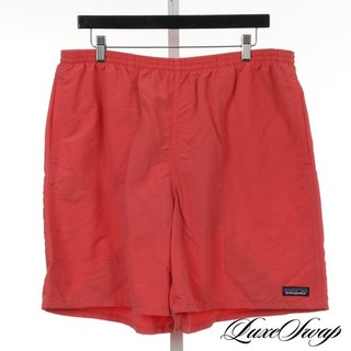 SUMMER ESSENTIAL Patagonia Solid Coral Mesh Lined Swim Trunks Bathing Suit XL NR