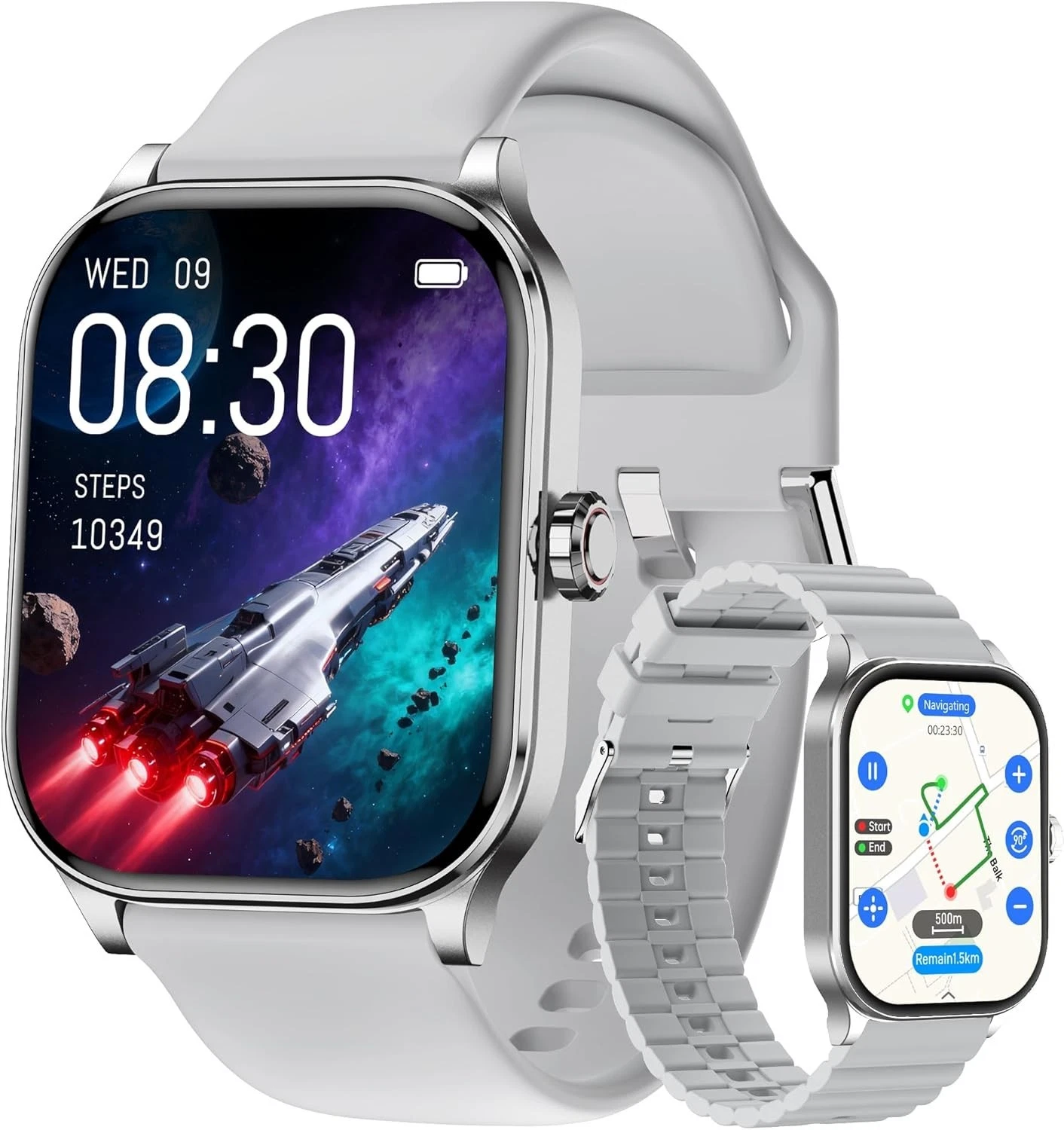 2025 Smart Watch For Men/Women, Waterproof Smartwatch Bluetooth Android/ iOS