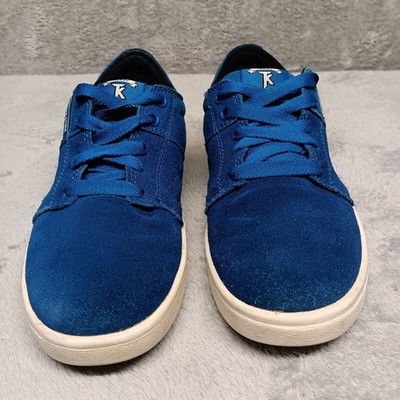 Supra Stacks TK Terry Kennedy Aqua Blue Suede Skate Shoe Sneakers