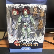 Thundercats Ultimates Lion-O Hook Mountain Ice Action Figure Super7 Signed