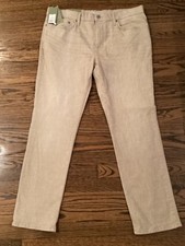 NWT Mens Slim Fit Jeans 38x30 Tan Total Flex Lightweight Denim Goodfellow Brand