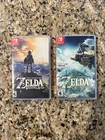 The Legend of Zelda: Breath of The Wild and Tears of The Kingdom Nintendo Switch