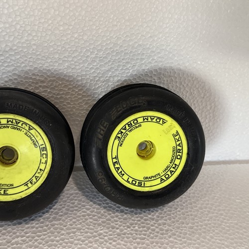 Vintage Team Losi XXXNT XXXT Adam Drake Special Edition Wheels Tires Combo Used - Picture 6 of 15