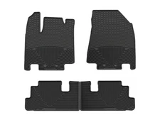 WeatherTech All-Weather Floor Mats for Pathfinder/QX60 - 1st & 2nd Row Black