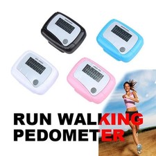 LCD Clip On Pedometer Step Counter Step Tracker for Walking Running