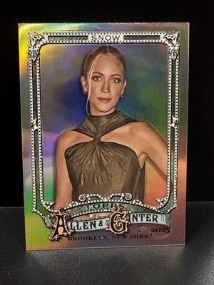 2025 Topps Allen & Ginter Brittany Snow #276 Chrome Refractor PITCH PERFECT!  