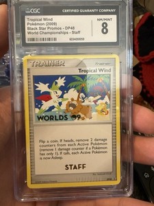 ポケモン2009 PSA 9ミントトロピカルウィンド日本世界選手権プロモ