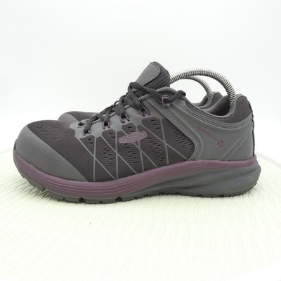 Keen Utility Vista Energy Women US 9.5 M Work Shoes Magnet Prune Purple Sneakers