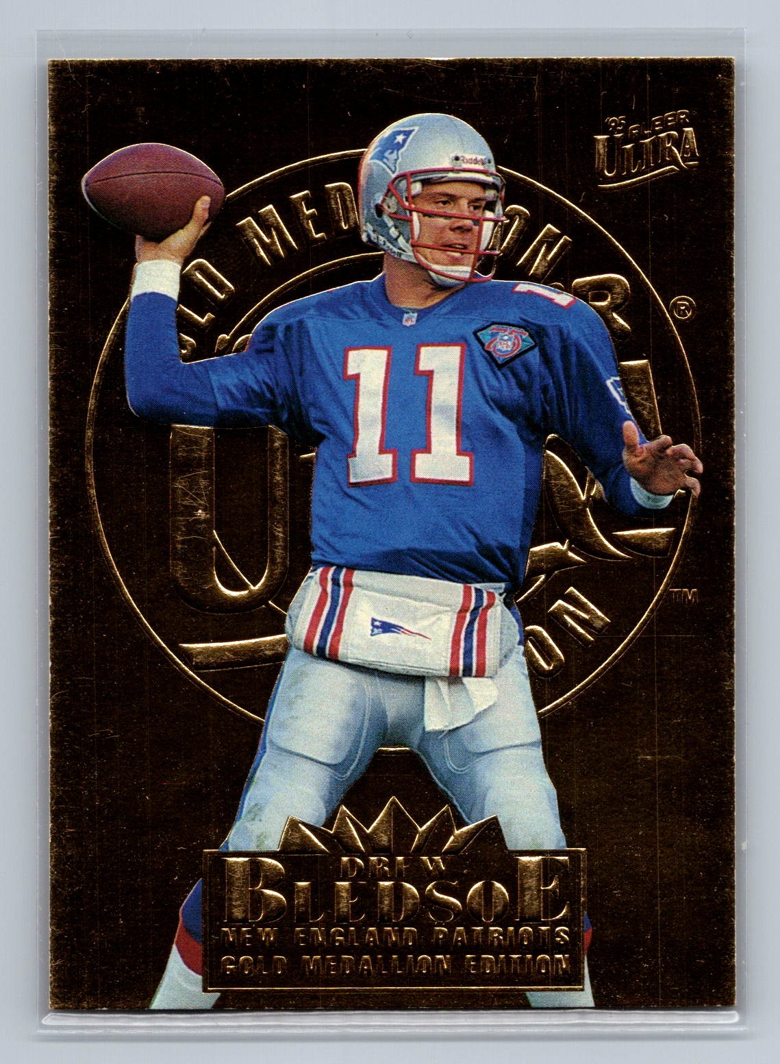 1995 Ultra #197 Drew Bledsoe Gold Medallion