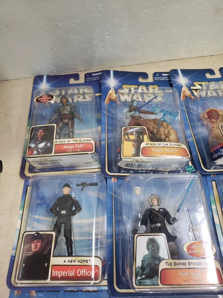 Lote de 40 figuras de acción Star Wars A New Hope AOTC ROTJ 2002 de Hasbro Foto 2 de 4