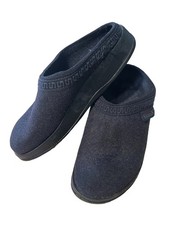 Stegmann Women's Wool Clogs Graphite Size 8 Comfort Slides German Made Navy Blue