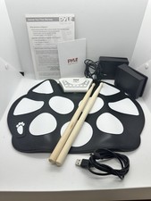 Electronic Drum Kit - Portable Drumming Machine, Compact Quick Setup Roll-Up