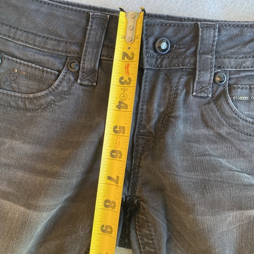 Jeans nero Rock Revival Evelyn Jeggings donna taglia 28 tasche strass - Foto 16 di 19