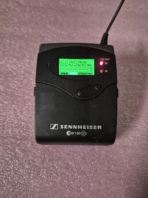 Sennheiser ew 100 G2 EK 100 Wireless diversity receiver freq Range-B 626-662 MHz