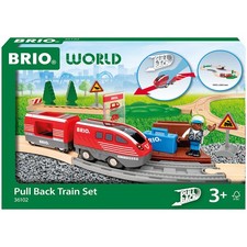 BRIO Train Set Pullback-Train Track Accessories 28 Pieces Gift Ages 3+