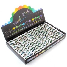 100 Mood Rings For Women 6mm Simple Smooth Copper Alloy Width Box Colour Change
