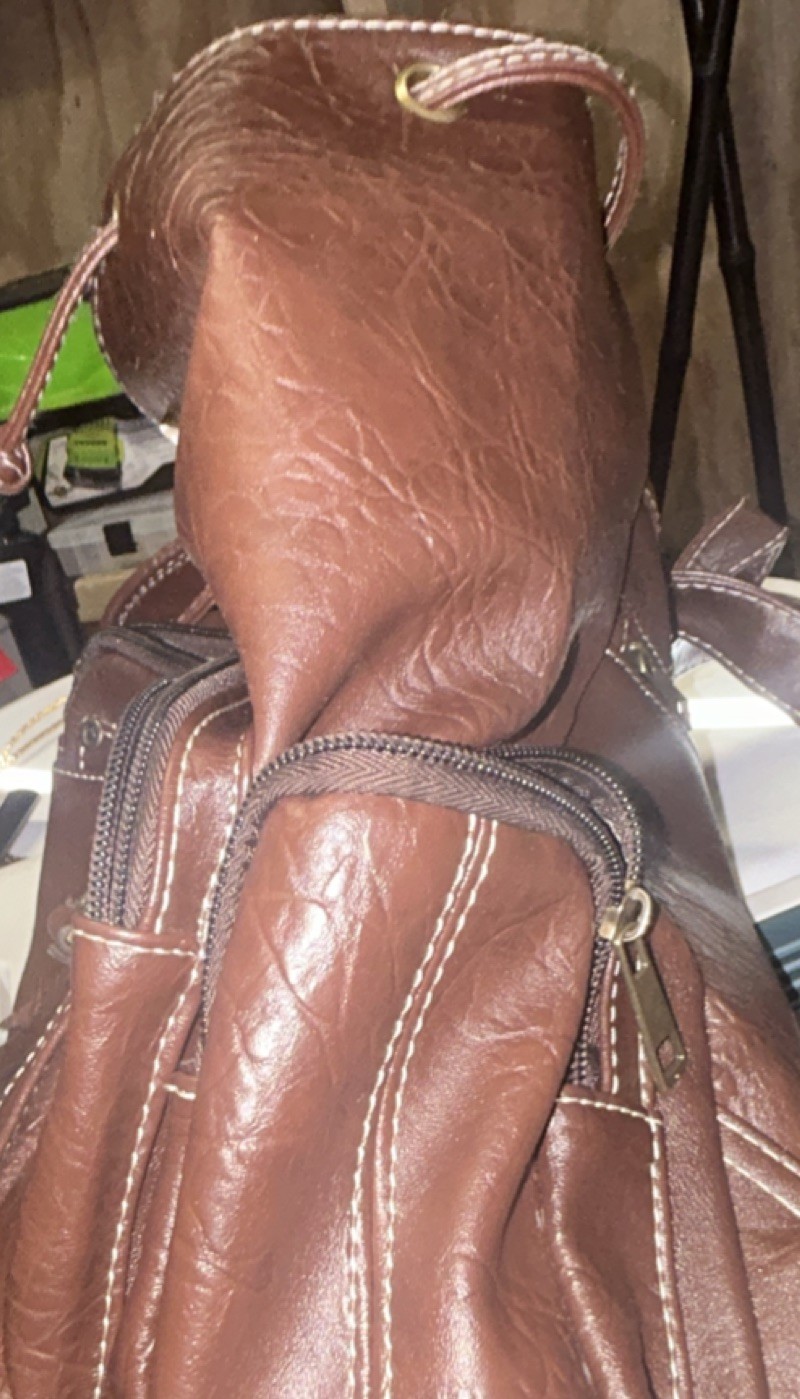 Brown Women's Backpack with Multiple Compartments… - image 3