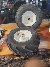 Oem Craftsman Tiller Wheels Rims Tires 13x5.00-6 Carlisle Super Lug Pair Set 2 Oem Craftsman Tiller Wheels Rims Tires 13x5.00-6 Carlisle Super Lug Pair Set 2