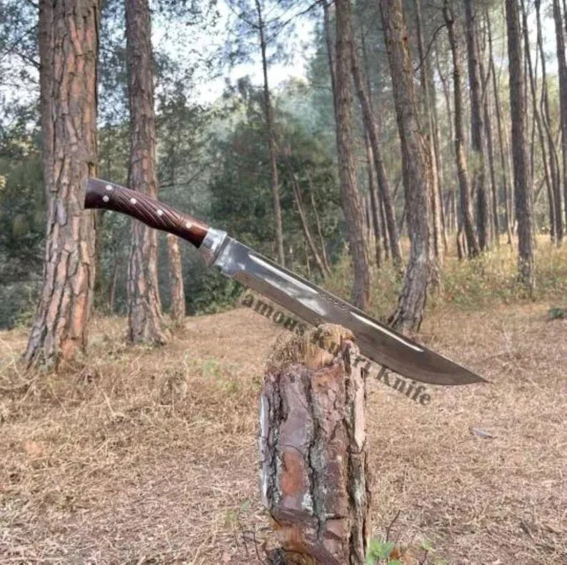 Custom Handmade Carbon Steel Blade Survival Machete Knife |Hunting Knife Camping