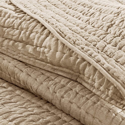 Madison Park Signature Serene Full/Queen 3 Piece Cotton Quilt Coverlet Set - 第 4/9 張圖片