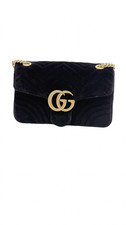 Gucci GG Marmont Medium Shoulder Bag In Black...