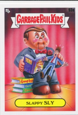 93a SLAPPY SLY 2022 GPK Garbage Pail Kids Book Worms GOOSEBUMPS