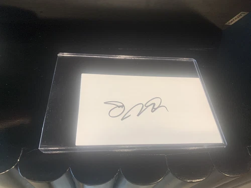 Joe Montana Signed Index Card Lot of 2 Legendary SF 49ers QB NFL