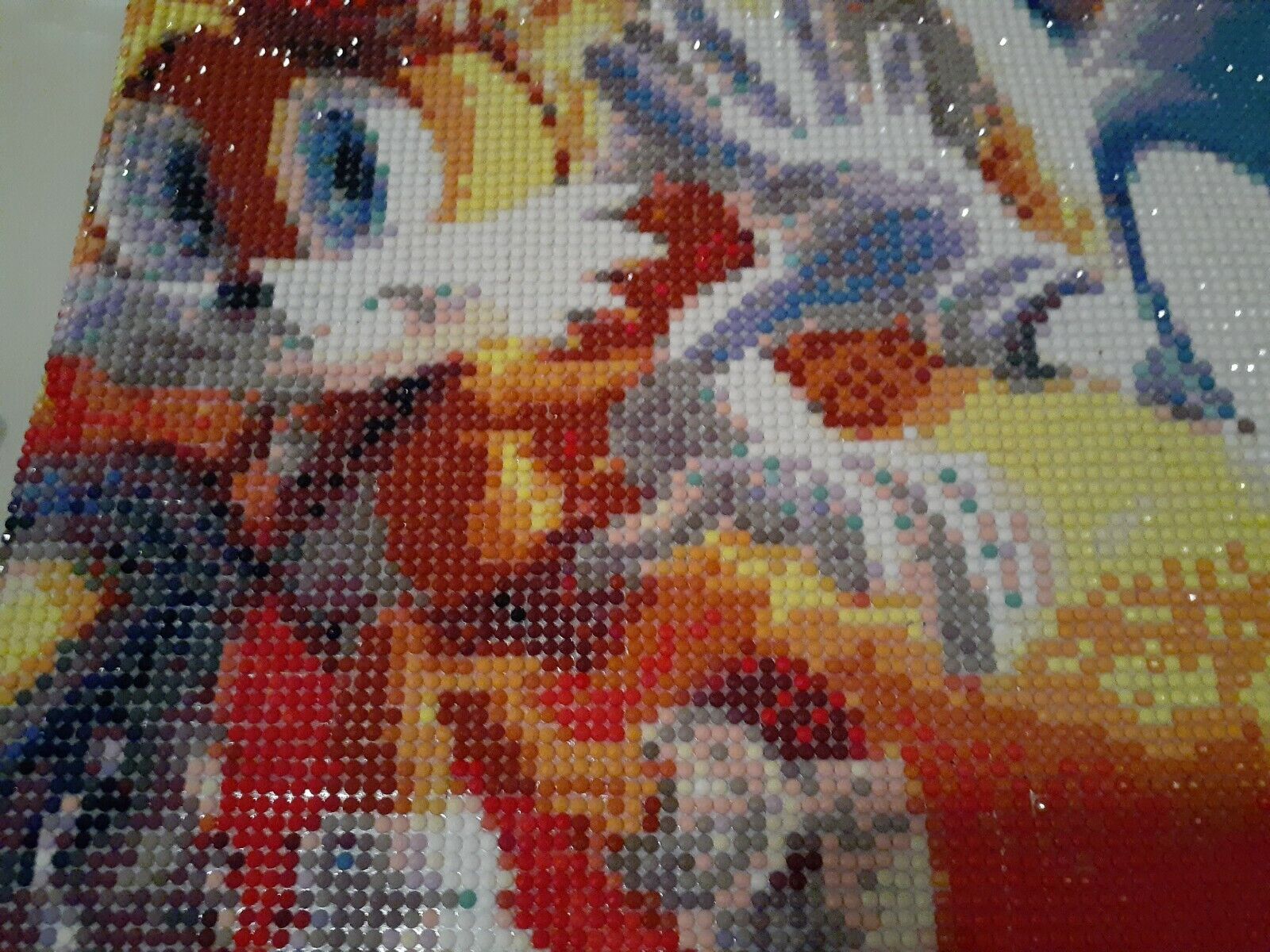 Aesthetic Metal Sonic Diamond Painting 