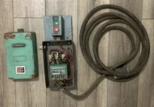 FURNAS size 1 motor starter 27 amp max #14DF32AC w/  box & power cord pre-owned