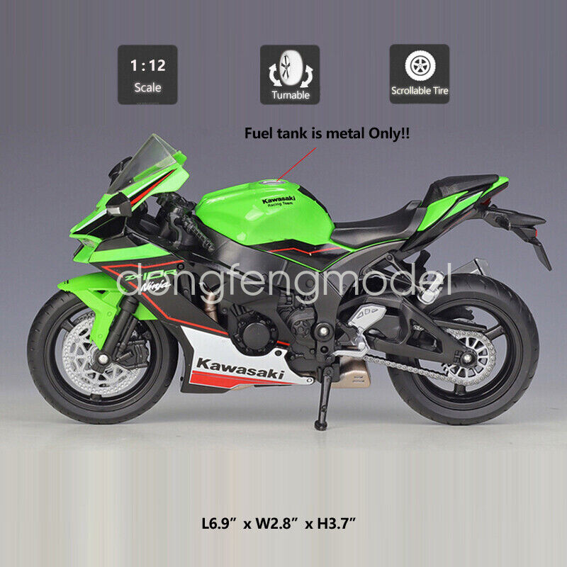1:12 Kawasaki Ninja ZX-10R 2021 Motorcycle Model Diecast