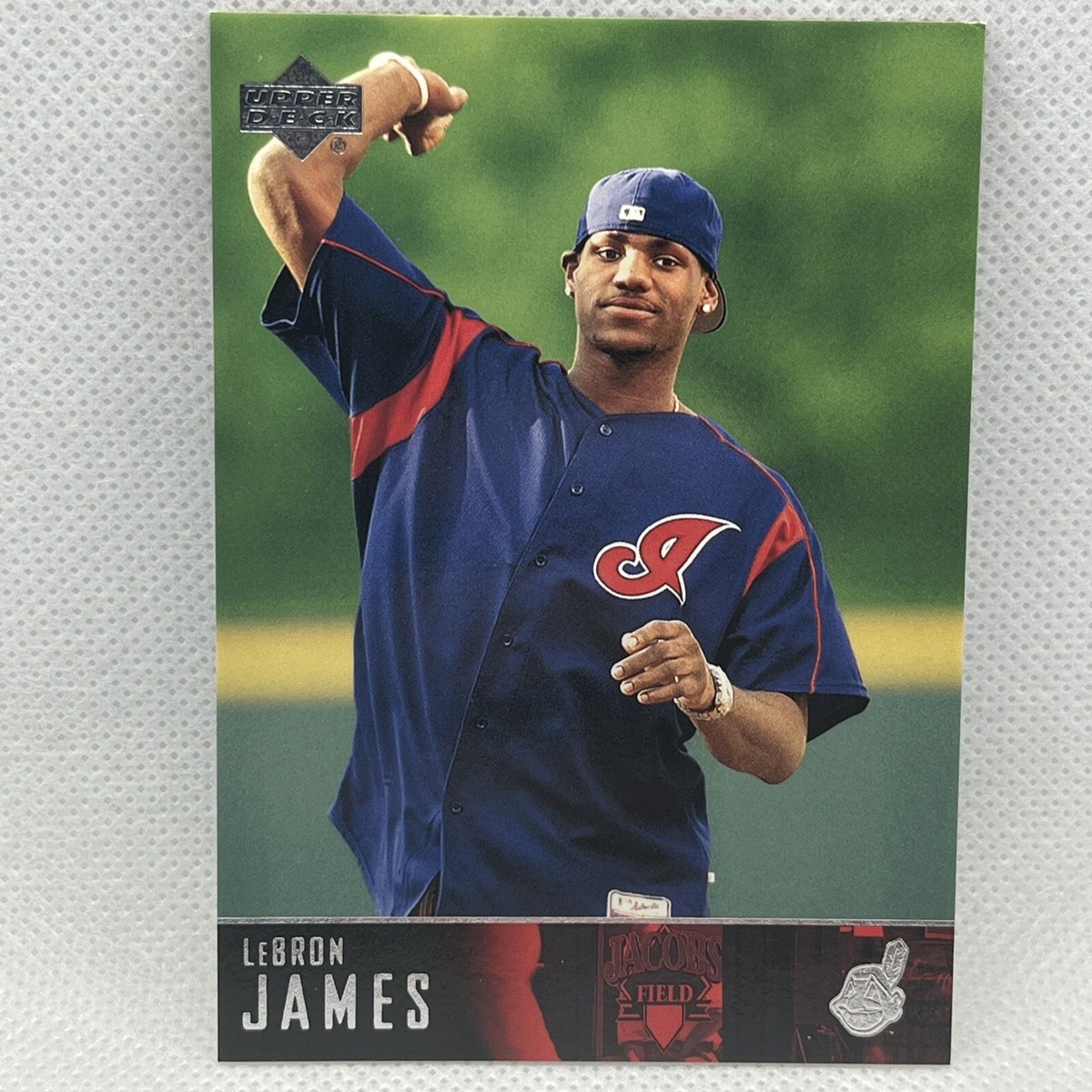 2003-04 UPPER DECK LEBRON JAMES #SP7 BASEBALL FIRST PITCH ROOKIE