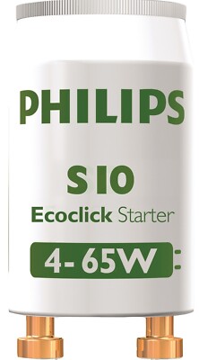Philips S10 Ecoclick Starter Fluorescent Tube 4-65W Fluorescent Lamp