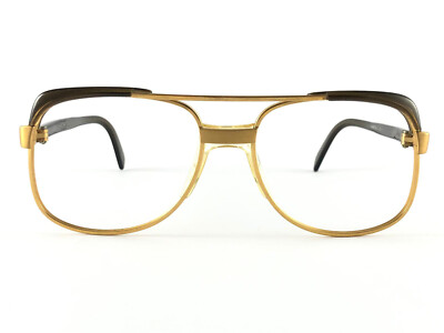 VINTAGE NEW RODENSTOCK MARTIN GOLD MATTE FRAME SUNGLASSES 1980s