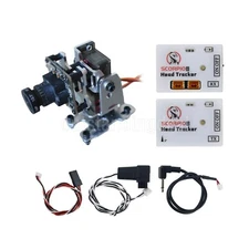 2.4G Wireless FPV Head Tracker TX+RX Modules + Gimbal Bracket + 2PCS Servos os67