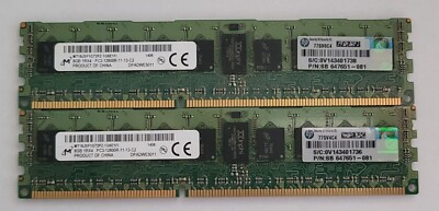 HPE - 647651-081 - HP 8GB (1x8GB) Single Rank X4 PC3-12800R - Foto 3
