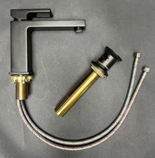 Phylrich 290L-06/040 MIX Single Hole Lavatory Faucet, Blade Handle, Matte Black