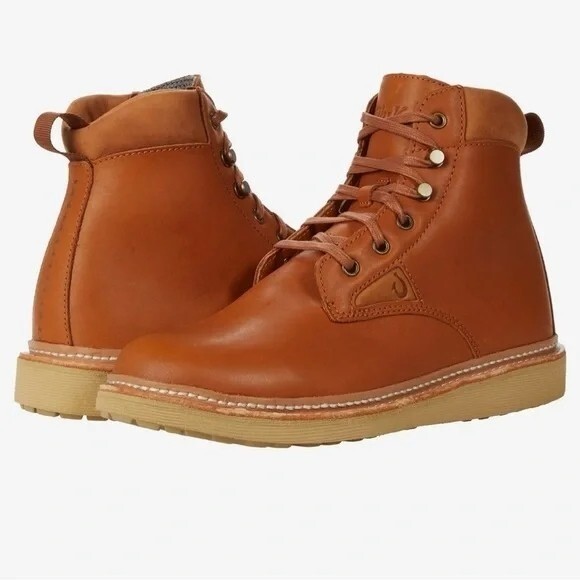 OLUKAI Kilakila Men\'s Waterproof Leather Boots Olukai Mens Kilakila Waterproof Boots Coconut | Mercari main image 3