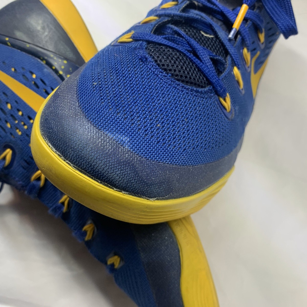 Nike Kobe 9 EM Gym Blue University Gold Men's Size 8 Nike Kobe 9 EM Gym Blue University Gold Men's Size 8