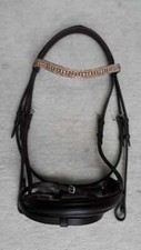 Bridle Leather Crank Cavesson Soft Padded Leather Bridle