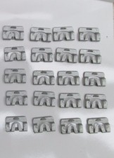 1967-1969 Camaro Firebird Rear Window Glass Molding Clips Set 20 For Trim 1967-1969 Camaro Firebird Rear Window Glass Molding Clips Set 20 For Trim
