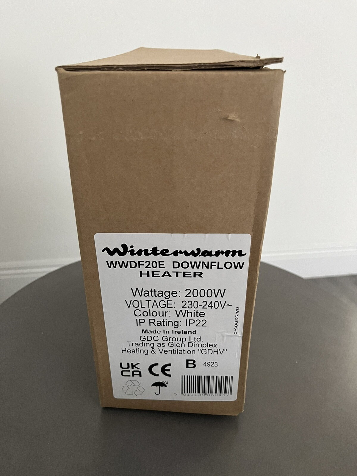 Winter warm WWDF20E Downflow Heater eBay