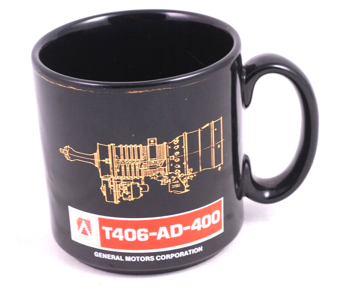 GM T406 Engine Promotional Mug for USAF V22 Osprey Lovers