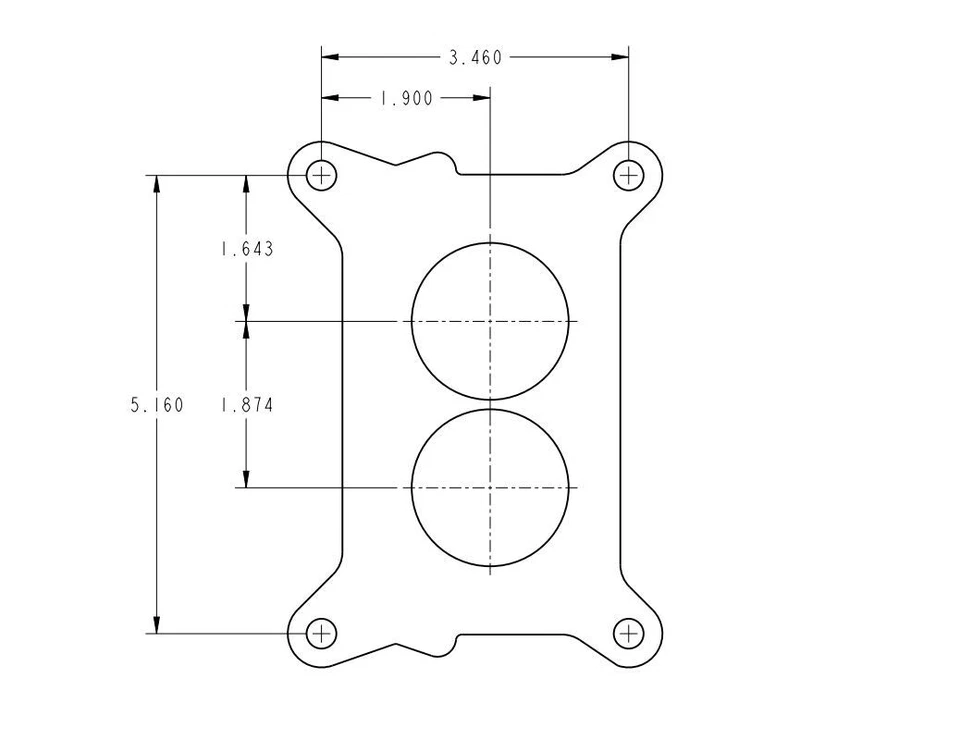Carburador Holley 500 CFM Performance 2BBL estrangulador manual-dicromato de aluminio Foto 3 de 4