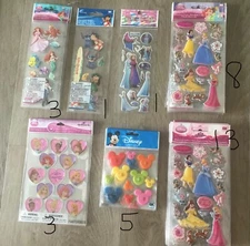 Disney EK Success ~ Hallmark ~ scrapbooking ~ 2 dimensional ~ lot of 34 sets