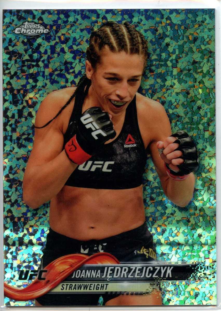 2018 Topps UFC Chrome MMA DIAMOND Hot Box Parallel #37 Joanna