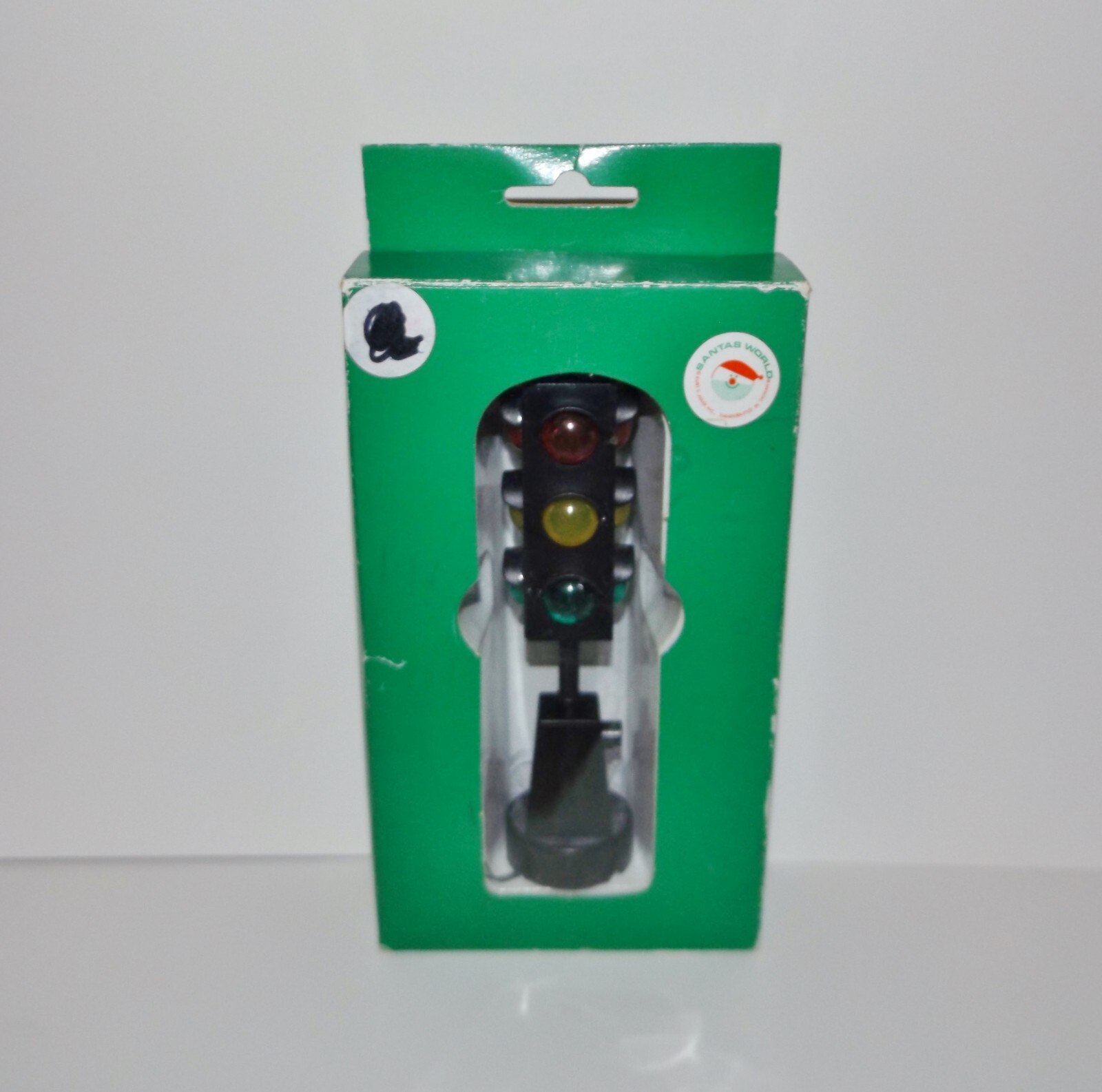 Vintage Miniature Railroad Crossing Light Christmas Village K. Adler Working