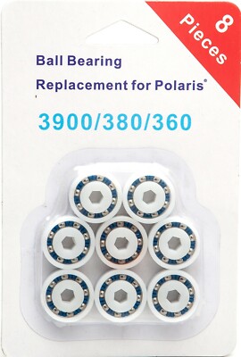 8 PK Wheel Ball Bearing 9-100-1108 For Polaris 360 380 3900 ATV Pool Cleaners 